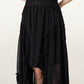 Black חצאית מקסי נפוחה לנשים Dorina ALLSAINTS