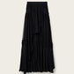 Black חצאית מקסי נפוחה לנשים Dorina ALLSAINTS