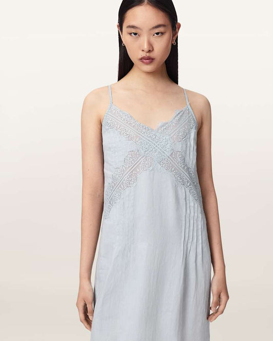 Seashell שמלת מידי לנשים Samia Dress ALLSAINTS