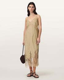 Seashell שמלת מידי לנשים Samia Dress ALLSAINTS
