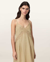 Seashell שמלת מידי לנשים Samia Dress ALLSAINTS
