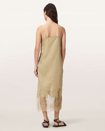 Seashell שמלת מידי לנשים Samia Dress ALLSAINTS