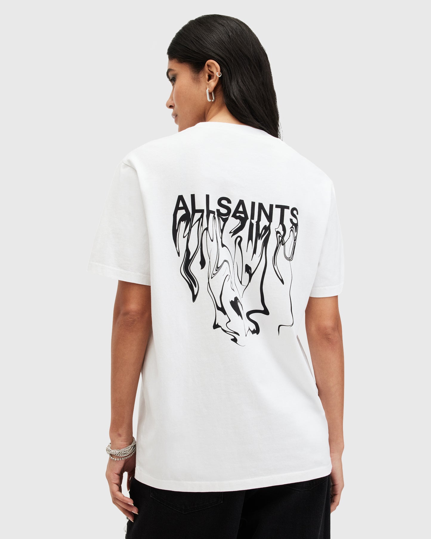 Lavender טי שירט קצרה לנשים InkSaints ALLSAINTS