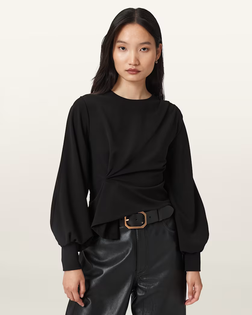 Beige חולצה ארוכה לנשים Klara ALLSAINTS