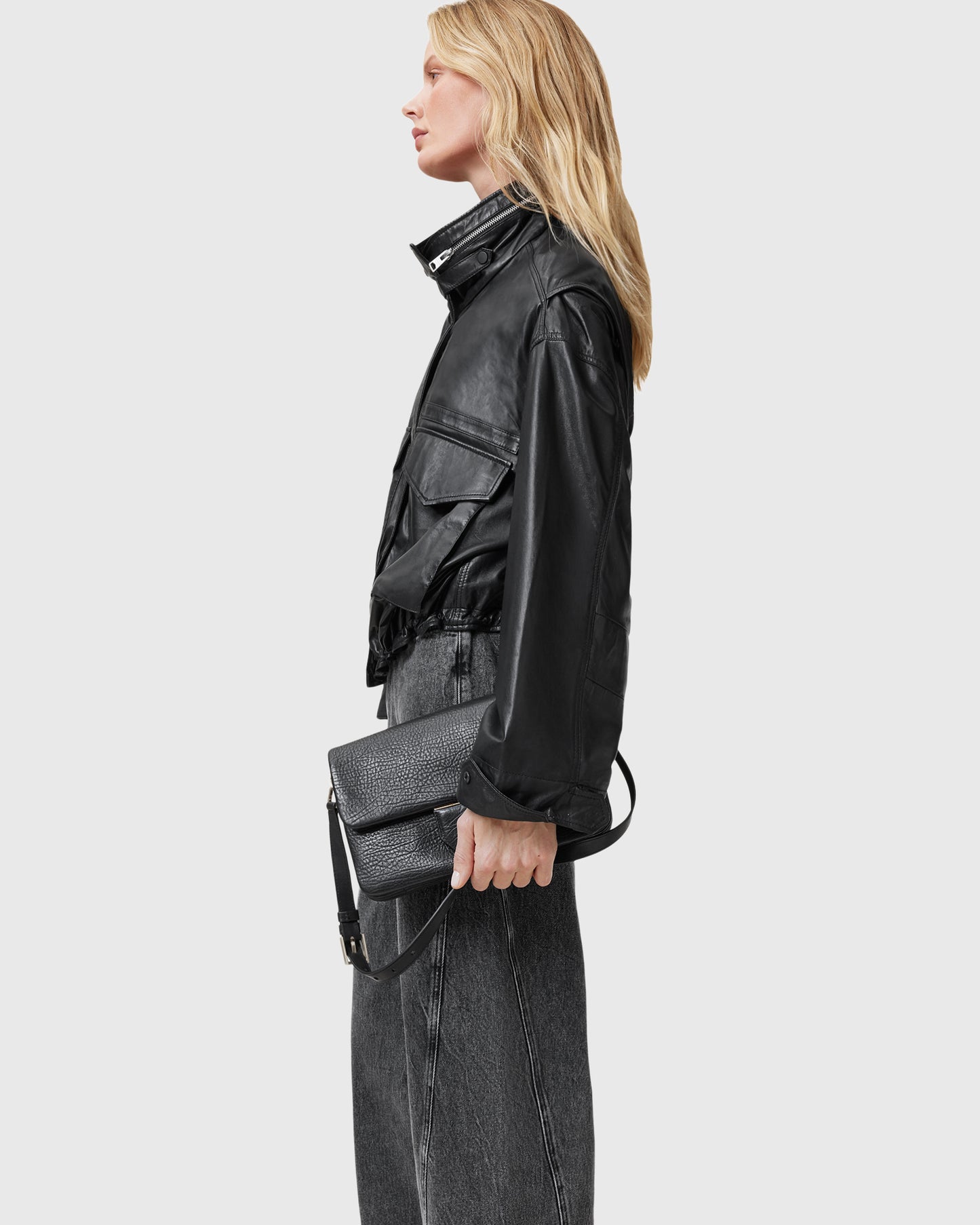 Lavender תיק צד לנשים Ondine ALLSAINTS