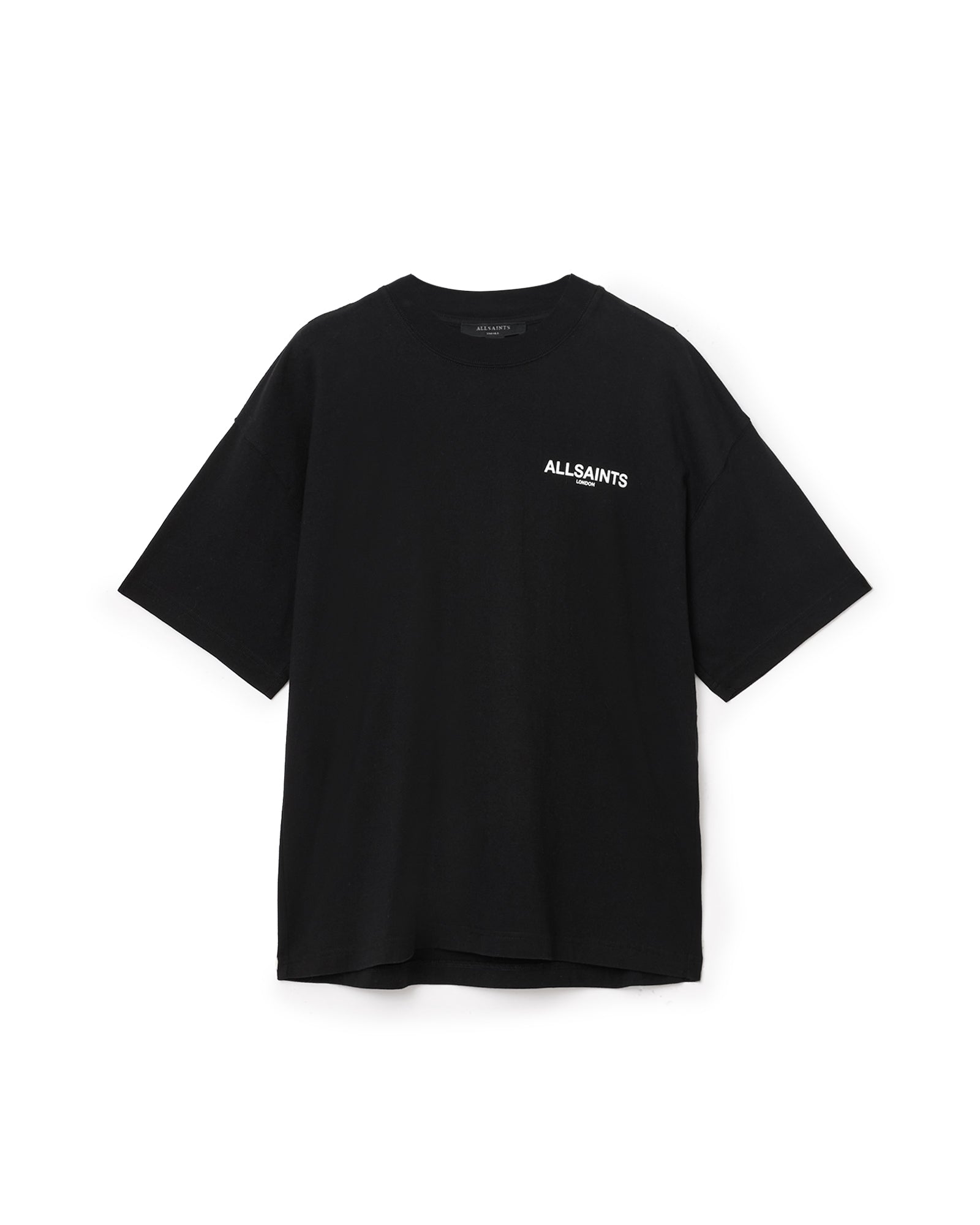 Black טי שירט קצרה לנשים Ania Etta ALLSAINTS