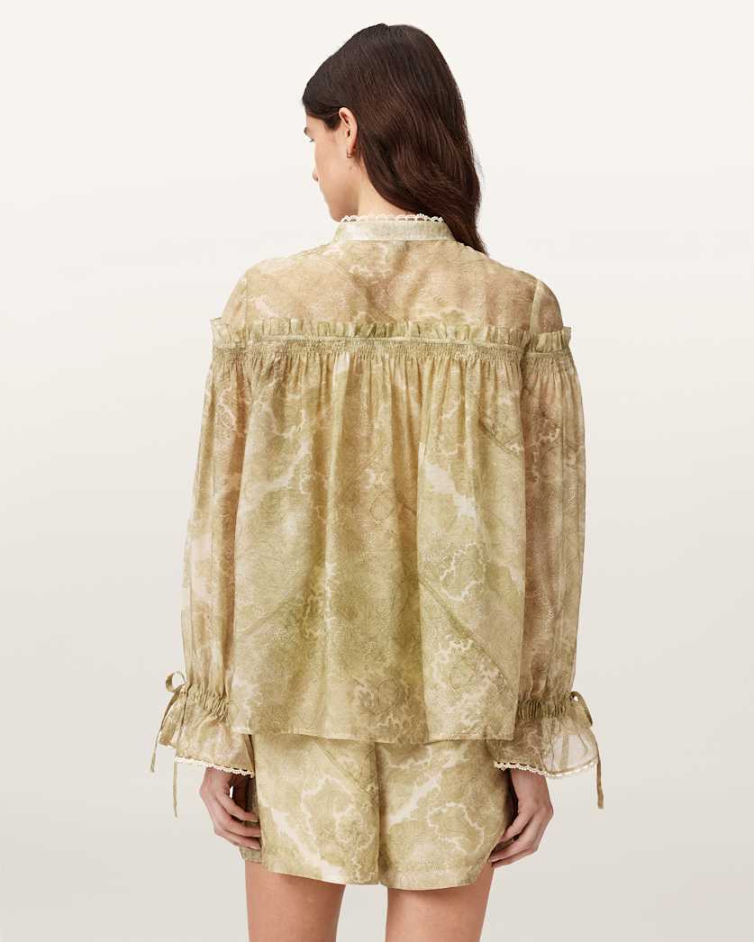 Seashell חולצה ארוכה לנשים Delphine ALLSAINTS