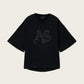 Lavender טי שירט אוברסייז מעוטרת לנשים Icon Amelie ALLSAINTS
