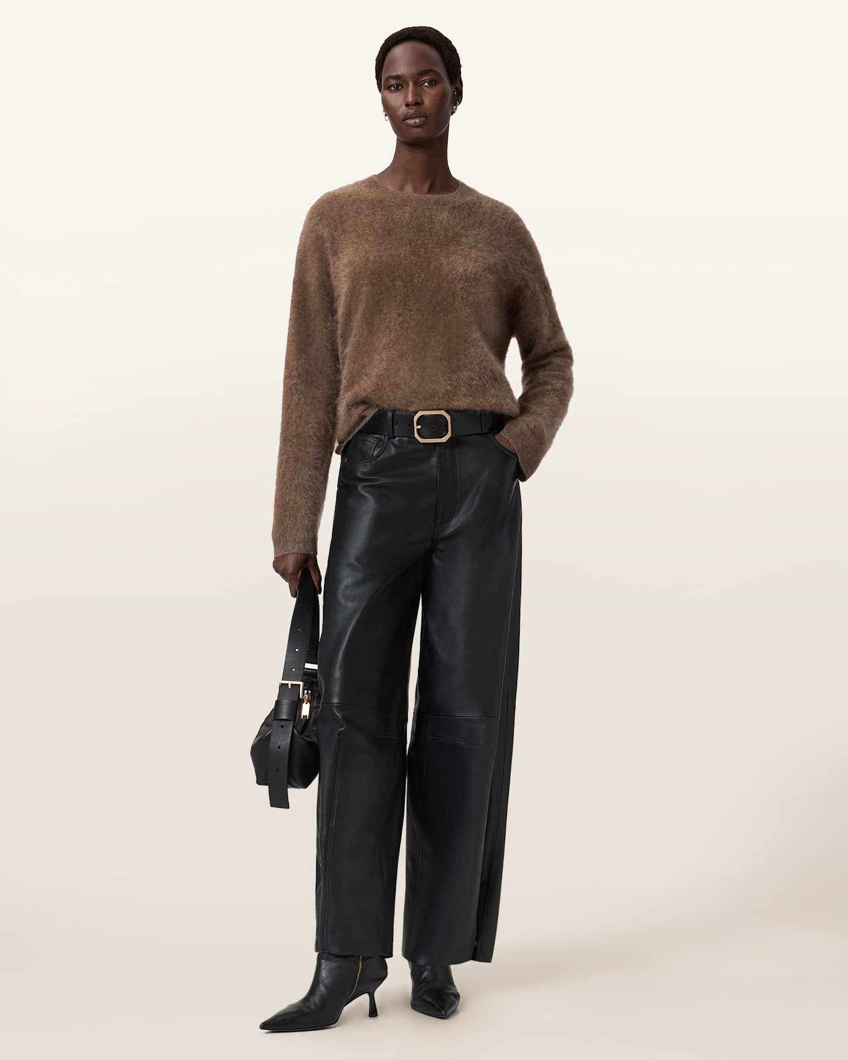 Dark Slate Gray סוודר לנשים Rebel ALLSAINTS