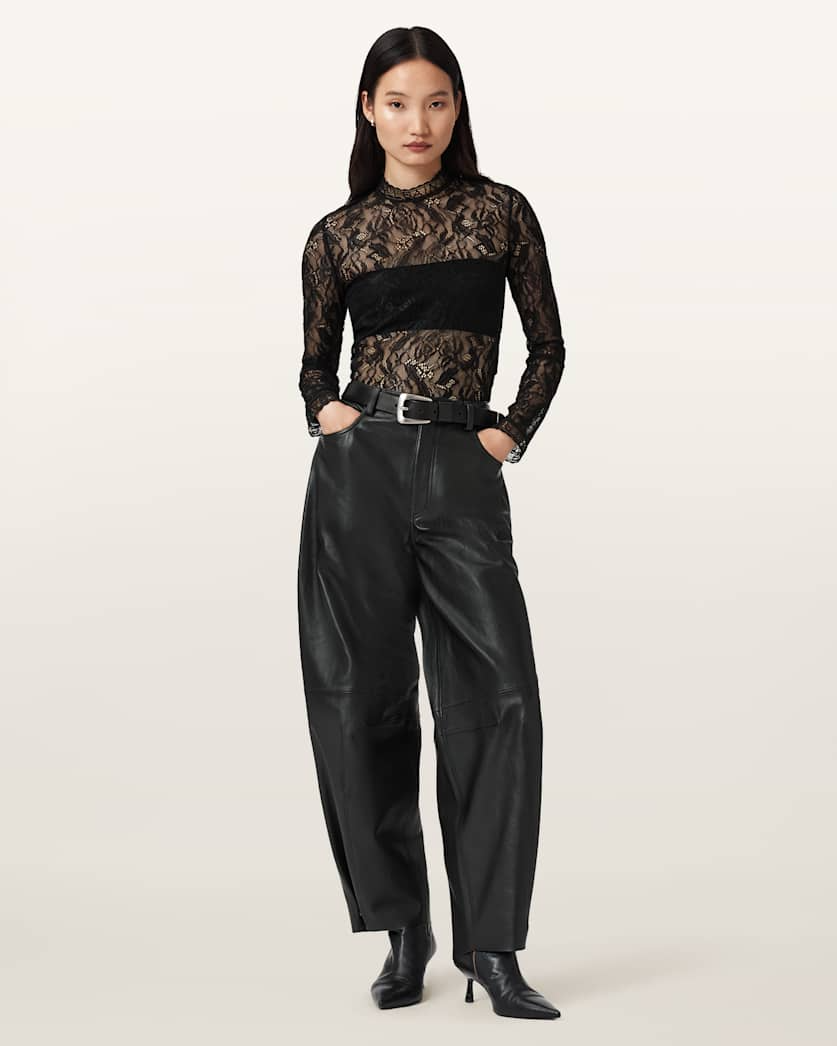 Beige חולצה ארוכה לנשים Aria ALLSAINTS