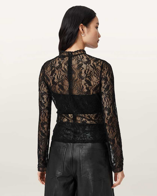 Beige חולצה ארוכה לנשים Aria ALLSAINTS