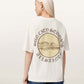 Seashell טי שירט גרפית אוברסייז לנשים Sun City Etta ALLSAINTS