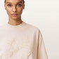 Light Gray טי שירט לנשים Insignia ALLSAINTS