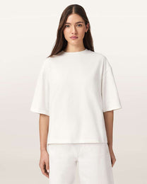 Seashell טי שירט קצרה לנשים Esme Amelie Tee ALLSAINTS