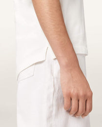 White Smoke טי שירט קצרה לנשים Esme Amelie Tee ALLSAINTS