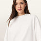 Seashell טי שירט קצרה לנשים Esme Amelie Tee ALLSAINTS