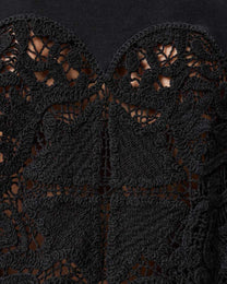 Black טי שירט קצרה לנשים Esme Amelie Tee ALLSAINTS
