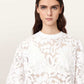 Seashell טי שירט קצרה לנשים Amelie Lace Tee ALLSAINTS