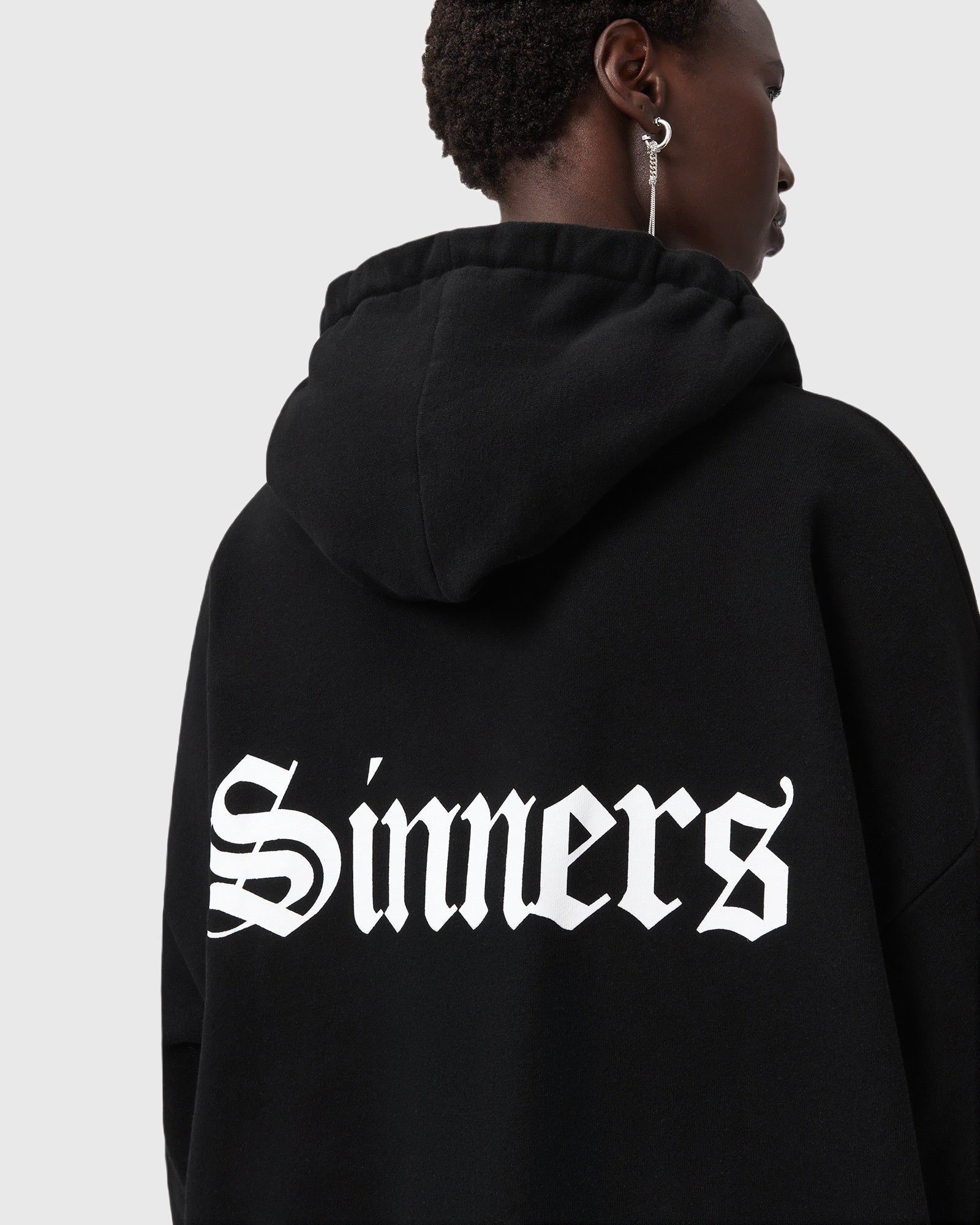 Black קפוצ'ון לנשים Saint Etie ALLSAINTS