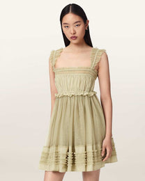 Seashell שמלת מיני לנשים Angela Dress ALLSAINTS
