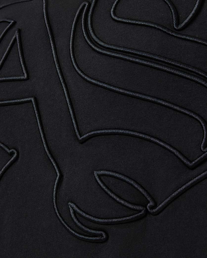 Black טי שירט קצרה לנשים Lisa Embos ALLSAINTS