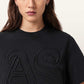 Black טי שירט קצרה לנשים Lisa Embos ALLSAINTS