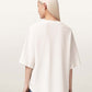 Seashell טי שירט אוברסייז עם עיטורי אבנים לנשים Amelie Stacks ALLSAINTS
