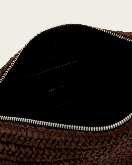 Black תיק צד לשניים Luna Micro ALLSAINTS