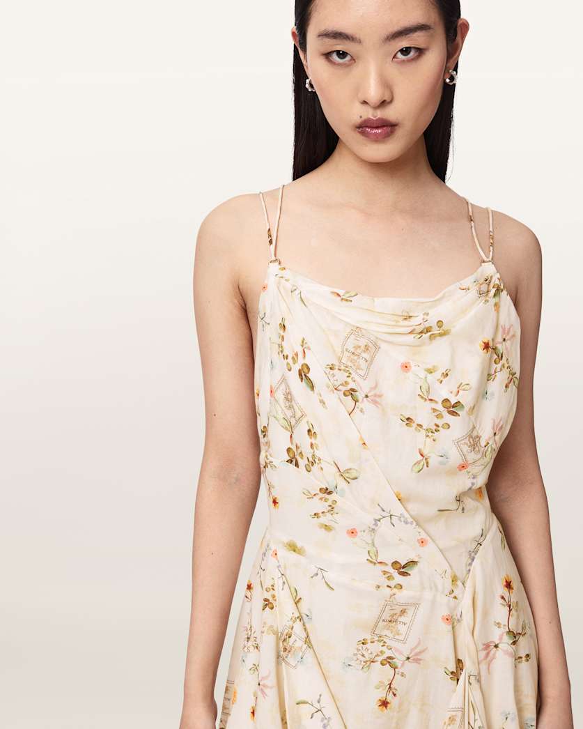 Seashell שמלת מיני לנשים Claire Mini Dress ALLSAINTS