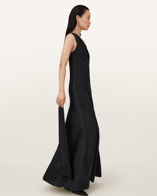 Beige שמלת מקסי לנשים Monica ALLSAINTS