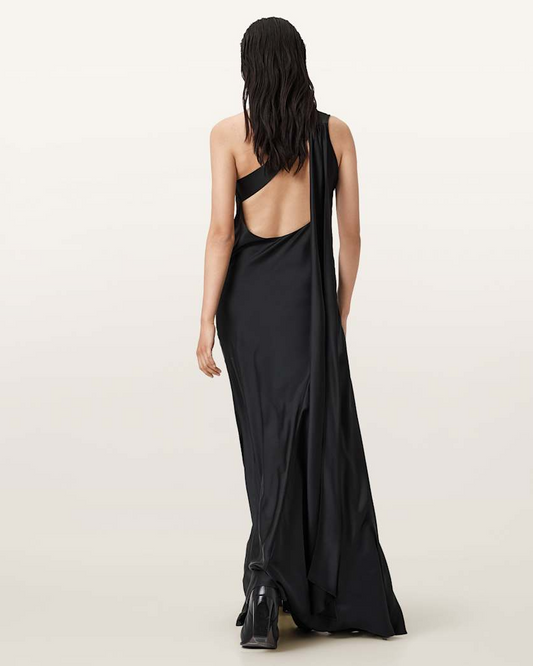 Beige שמלת מקסי לנשים Monica ALLSAINTS