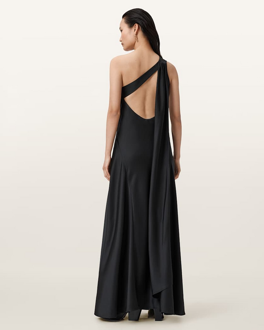 Antique White שמלת מקסי לנשים Monica ALLSAINTS