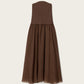 Dark Olive Green שמלה מקסי לנשים Tegan ALLSAINTS