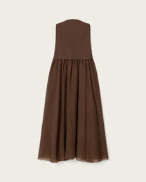 Dark Olive Green שמלה מקסי לנשים Tegan ALLSAINTS