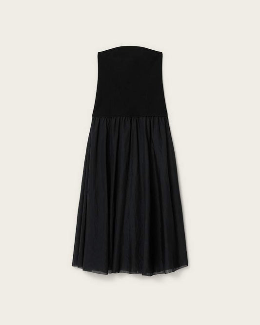 Black שמלה מקסי לנשים Tegan ALLSAINTS