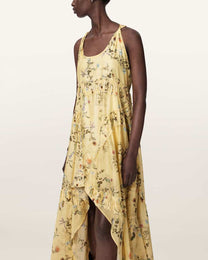 Seashell שמלה מקסי לנשים Dorina Floral ALLSAINTS