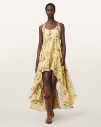 Seashell שמלה מקסי לנשים Dorina Floral ALLSAINTS