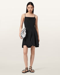 Antique White שמלת מיני לנשים Claire Mini Dress ALLSAINTS