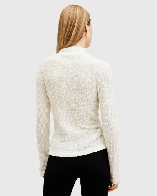 Beige חולצה ארוכה לנשים Connie Francesco ALLSAINTS