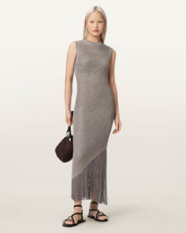 Seashell שמלת מידי סרוגה לנשים Jessie ALLSAINTS