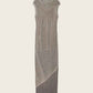 Slate Gray שמלת מידי סרוגה לנשים Jessie ALLSAINTS