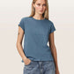 Slate Gray טי שירט קצרה לנשים Anna ALLSAINTS