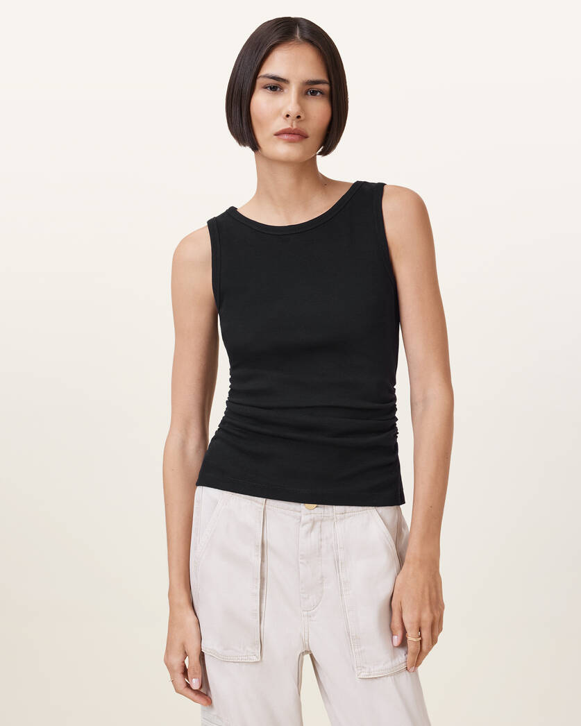 Antique White גופיה לנשים Katarina ALLSAINTS