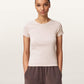 Light Gray טי שירט קצרה לנשים Stevie ALLSAINTS