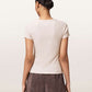 Light Gray טי שירט קצרה לנשים Stevie ALLSAINTS