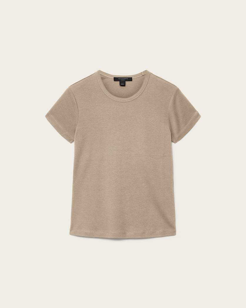 Dark Gray טי שירט צמודה לנשים Stevie ALLSAINTS