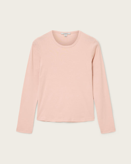 Antique White טי שירט ארוכה לנשים Stevie LS ALLSAINTS