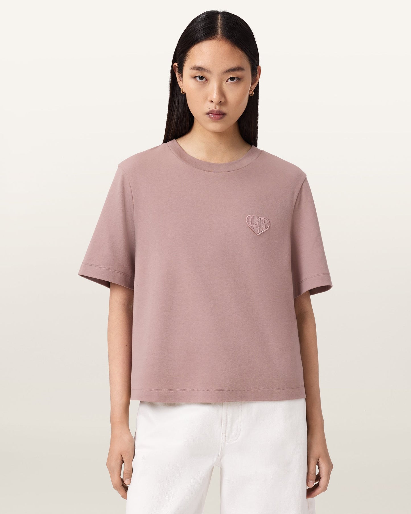Seashell טי שירט קצרה לנשים Lover Lisa Tee ALLSAINTS