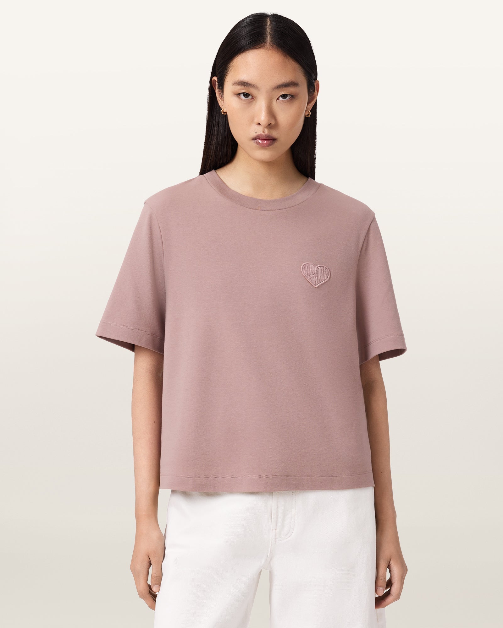 Seashell טי שירט קצרה לנשים Lover Lisa Tee ALLSAINTS