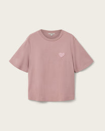 Rosy Brown טי שירט קצרה לנשים Lover Lisa Tee ALLSAINTS